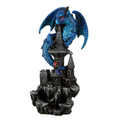 Blue Dragon Castle Figurine