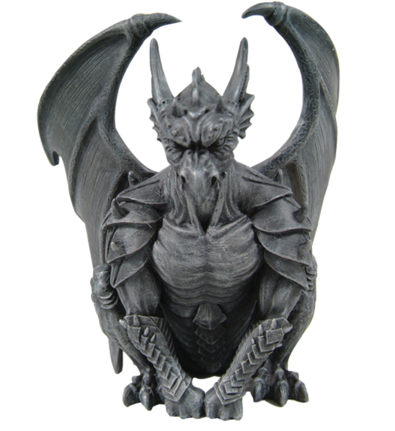 Dark Dragon Guardian Figurine