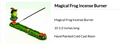 Magical Frog Incense Burner